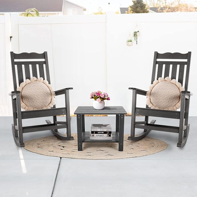 Stoog Outdoor & Indoor Rocking Chair, All-Weather Porch Rocker