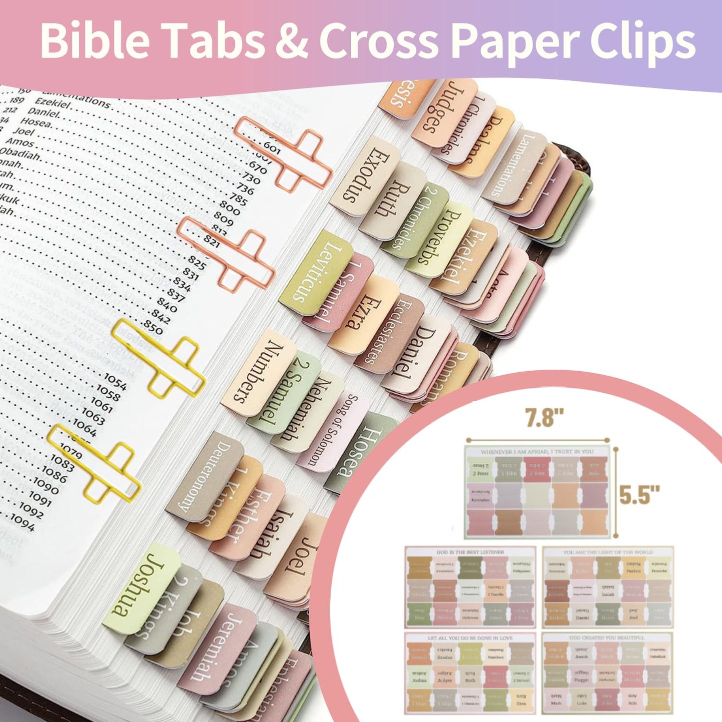 KOPKOFT Bible Study Supplies, Bible Journaling Kit for Women with Journal, Pen Case, Tabs, Highlighters and Pens, Bible Accessories Set for Women Students Beginner, Christian Gifts (Blue)