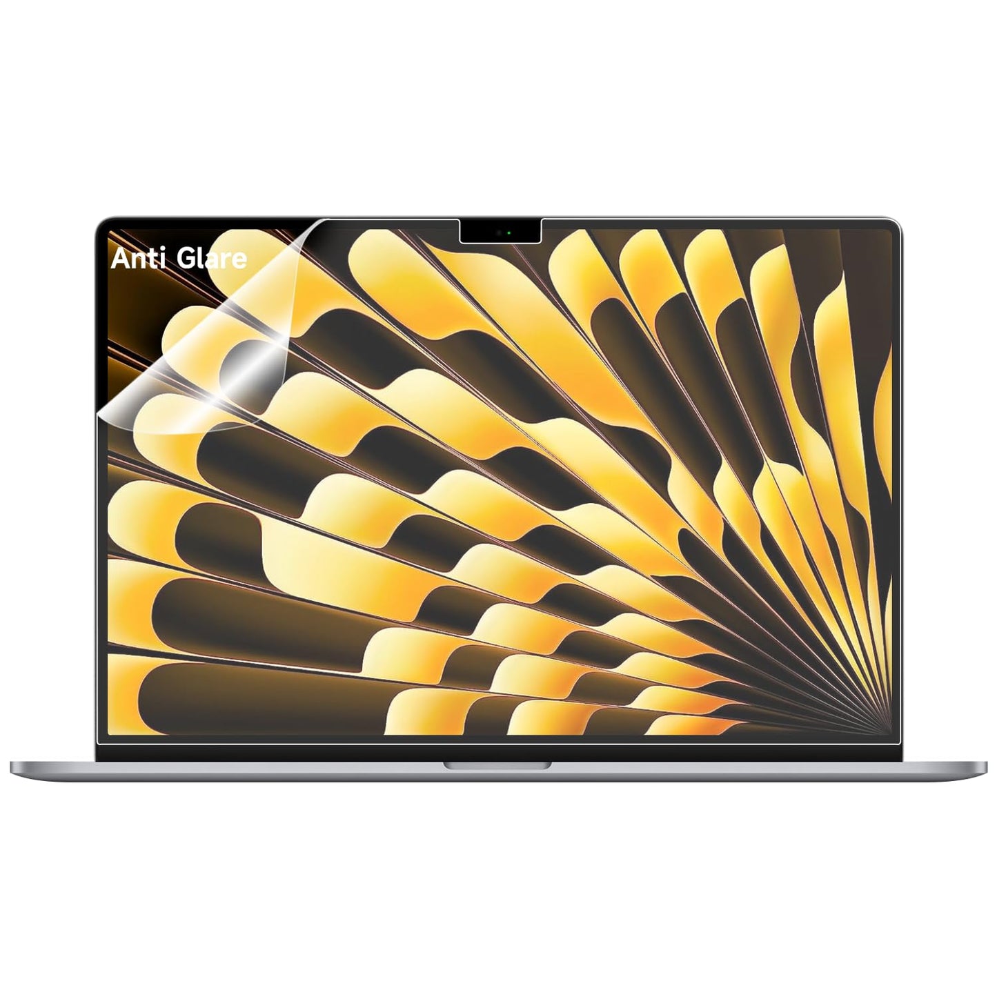 2 Pack Compatible with MacBook Air 15 Inch Screen Protector (M2, M3, M4), Matte Anti Glare Film Anti Scratch for Mac Air 15.3'' (2023-2025)