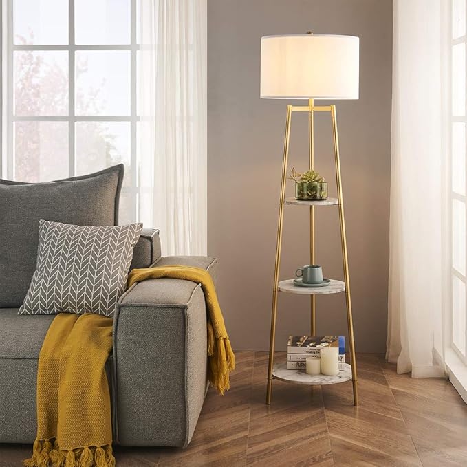 ROSEN GARDEN Floor Lamp, Standing Reading Light
