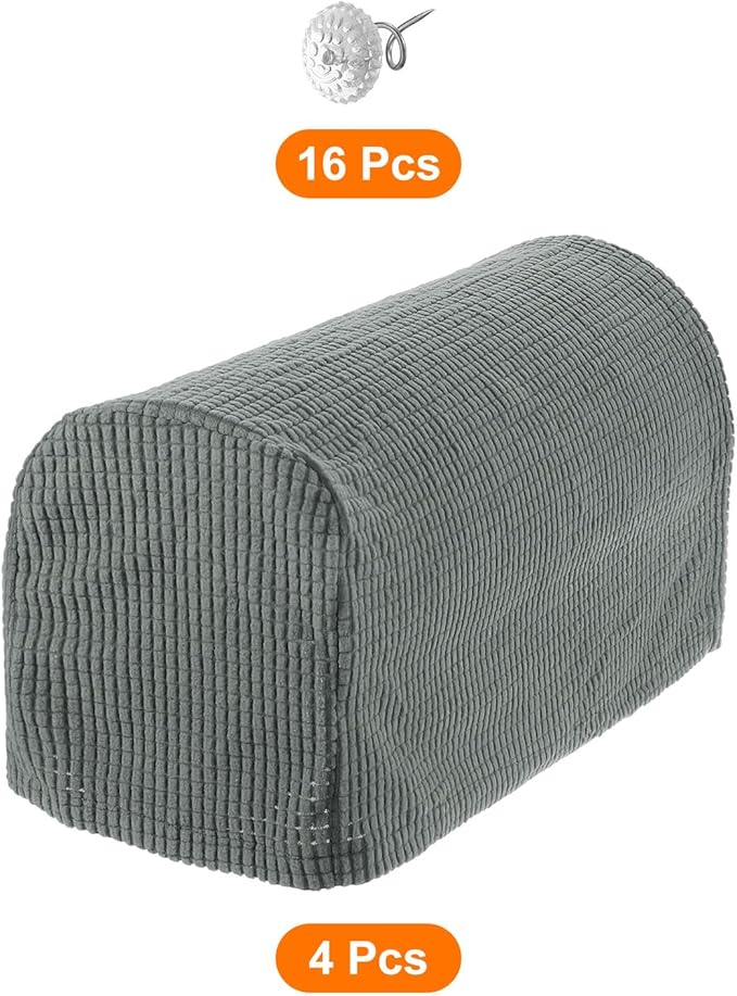 uxcell Stretch Armrest Covers Armchair Anti-Slip