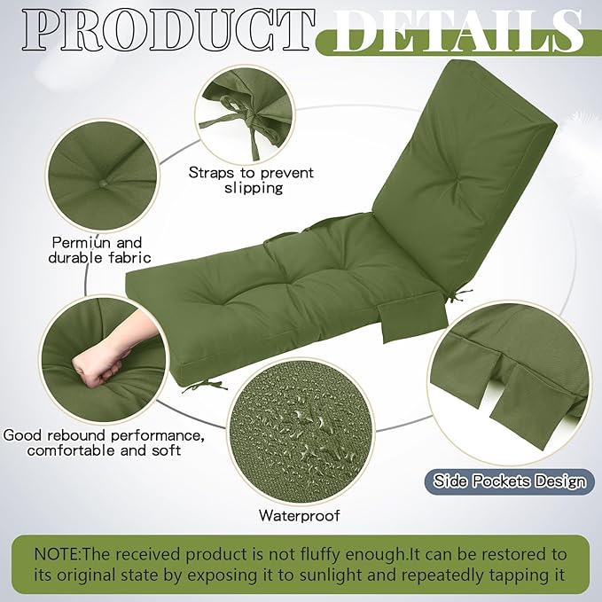 Outdoor Chaise Lounge Cushions