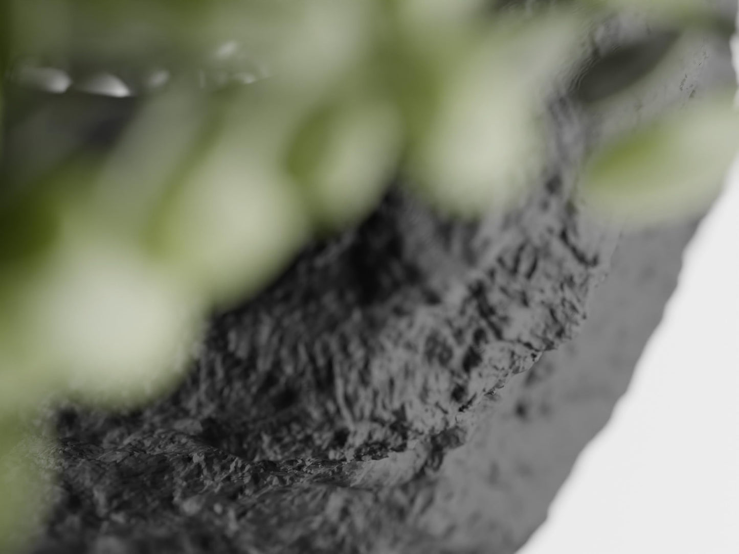 Gallery of Drip Realistic Stone-Inspired Garden Rock Planter – Unique Succulent and Indoor Plant Pot – Modern Flower and Outdoor Planters for Shelf Decor & Gifts (Black)