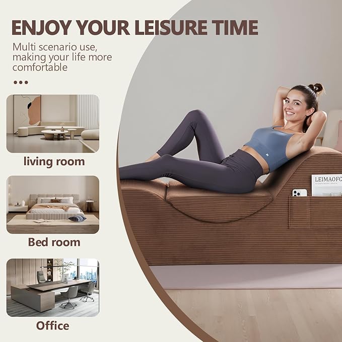Yoga Chair Lounge for Adult, Ergonomic Chaise Lounge Chair