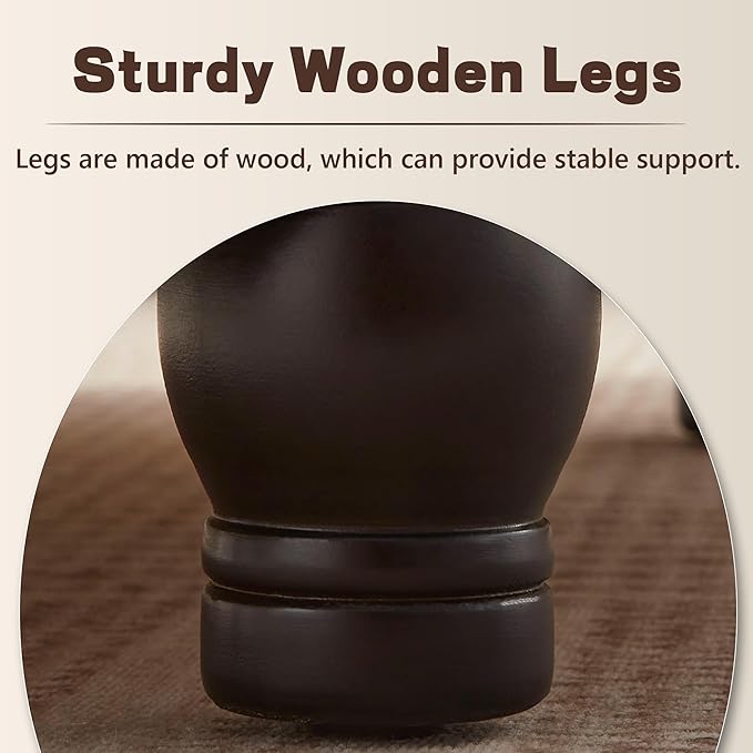 30-Inch Round Storage Ottoman, Modern Ottoman Coffee Table