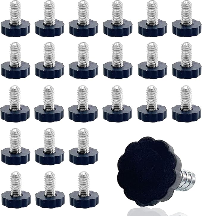 WAFJAMF 24 PCS 5/16‘’ UNC Thread Adjustable Furniture Levelers Screw in Threaded