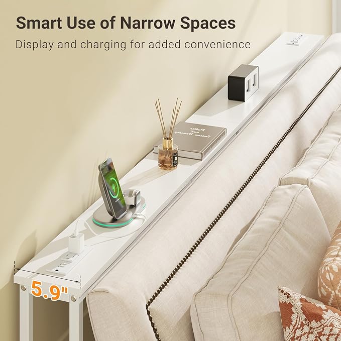 ELYKEN 5.9" Narrow Console Sofa Table