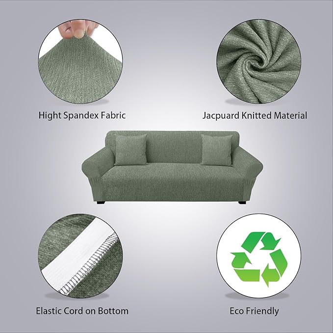Sofa Slipcover with 2 Pillow Cover
