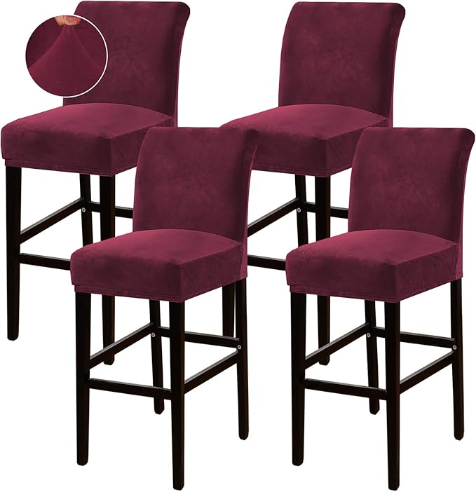Turquoize Bar Stool Covers 4 Pack Bar Stool Covers