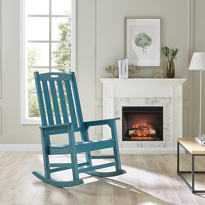 Psilvam Oversized Outdoor Rocking Chair,