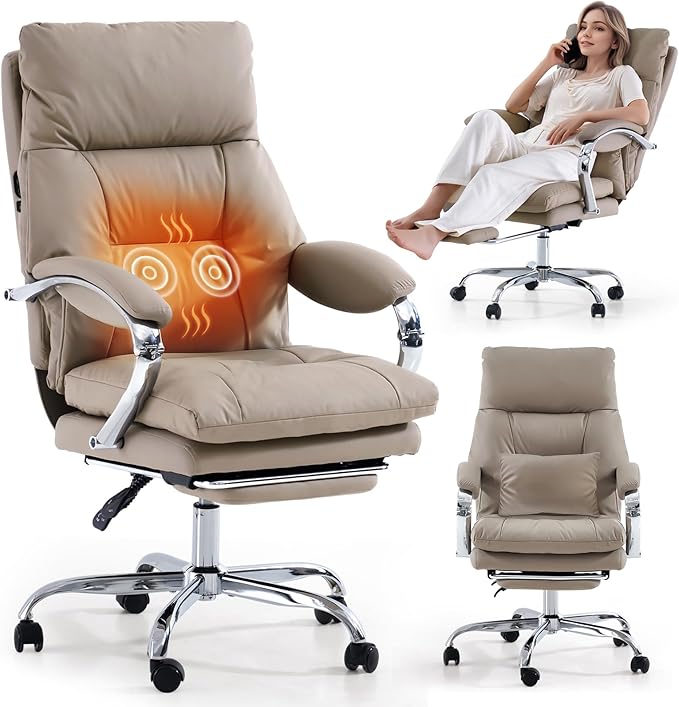 LEAGOO Heated and Massage Office Chairs