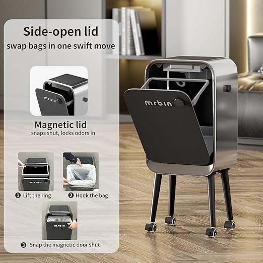 Mrbin Motion Sensor Bathroom Trash Can