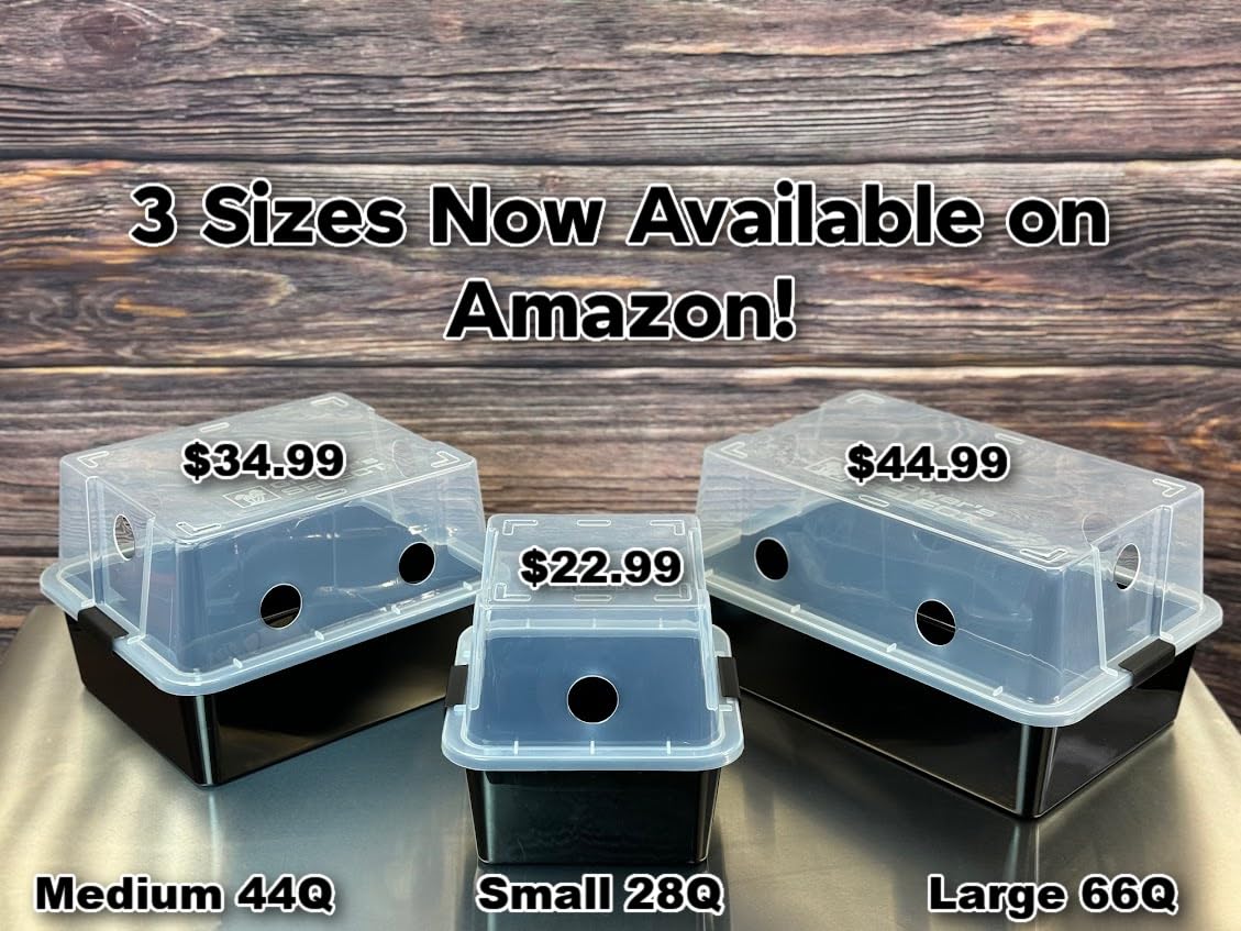 Myco Labs Grower's Select Mushroom Monotub Fruiting Chamber with Filter Disks and Liner