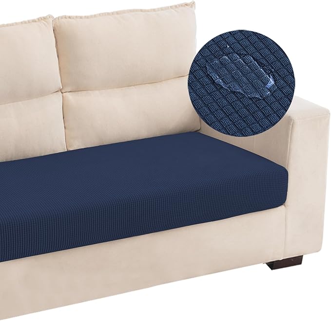 Water Repellent Couch Cushion Cover Loveseat Cover, Stretch Sectional Sofa Seat