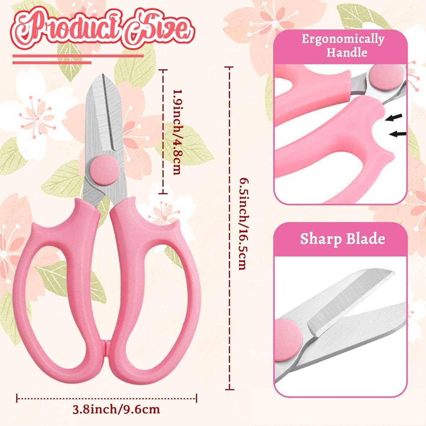 Floral Tool Kit, Rose Thorn Stripper Tool Garden Pruning Shears Scissors Kit, Glove for Floral Making Supplies,Use for Florist Supplies