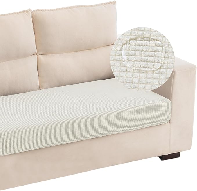 Water Repellent Couch Cushion Cover Loveseat Cover, Stretch Sectional Sofa Seat