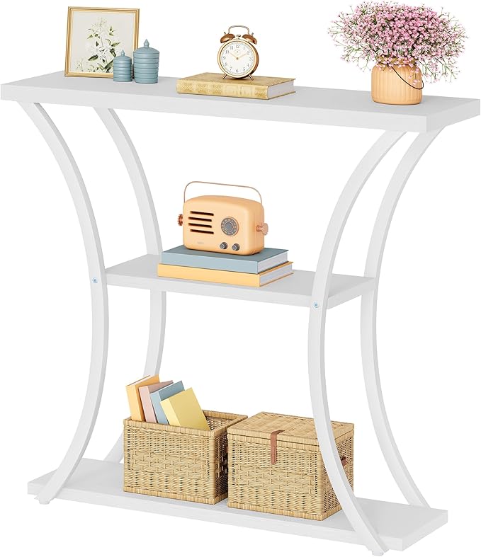Hoctieon 3 Tier Console Table