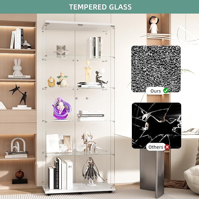 FANYUSHOW Glass Display Cabinet
