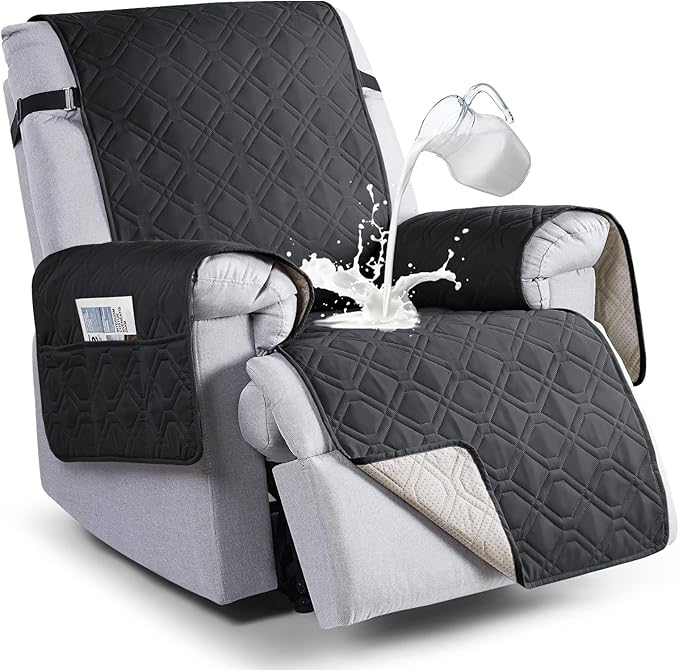 VANSOFY 100% Waterproof Recliner Chair Covers, Recliner Cover Non-Slip Dog