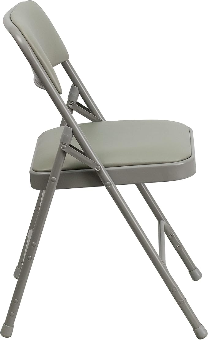 Flash Furniture 2 Pack HERCULES Series Curved Triple Braced & Double Hinged