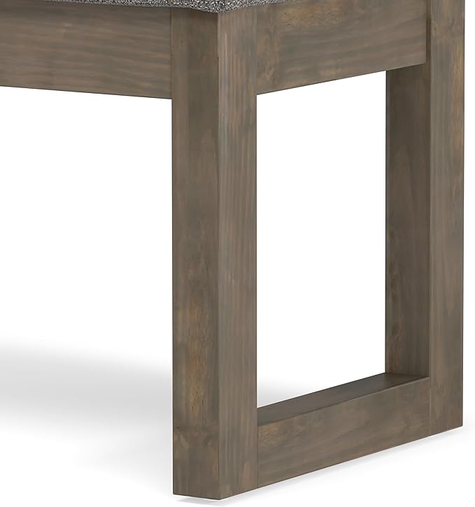 SIMPLIHOME Milltown Small Ottoman Bench
