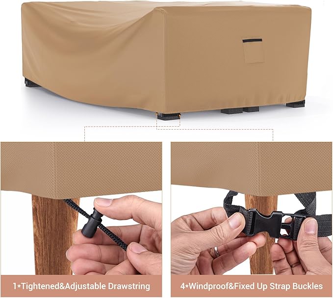Mrrihand Heavy Duty Patio Furniture Covers, Outdoor Furniture Covers Waterproof