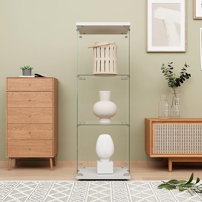 LFT HUIMEI2Y Glass Display Cabinet 3-Shelf
