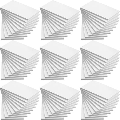 Fainne 3 x 5 Inch Paper Note Pads White Memo Pad Blank Writing Memo Scratch Paper for Waitress Waiter Book to Do Grocery List Small Notebook Restaurant Checkbook, White(150 Pack)
