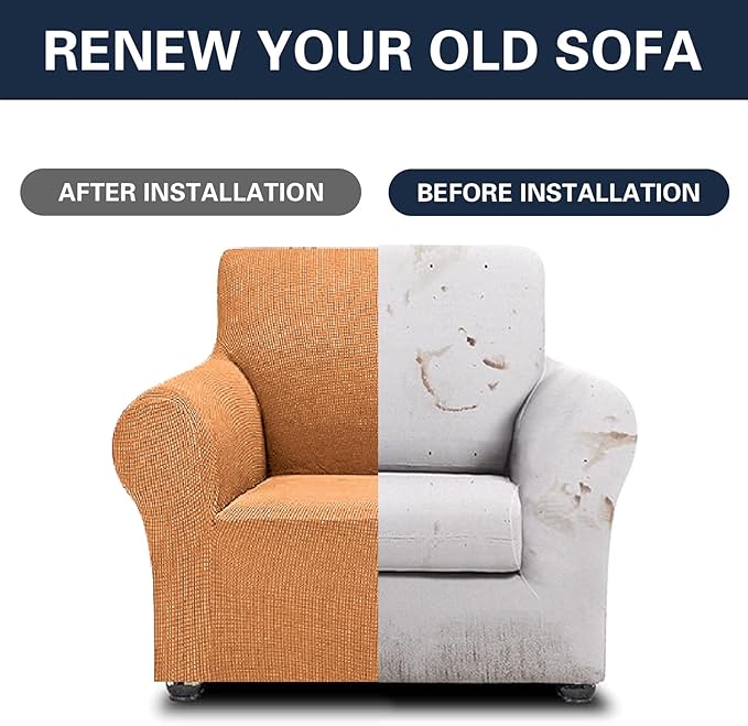 Cupuamon 2026 New Stretch Chair Sofa Slipcovers Couch Cover