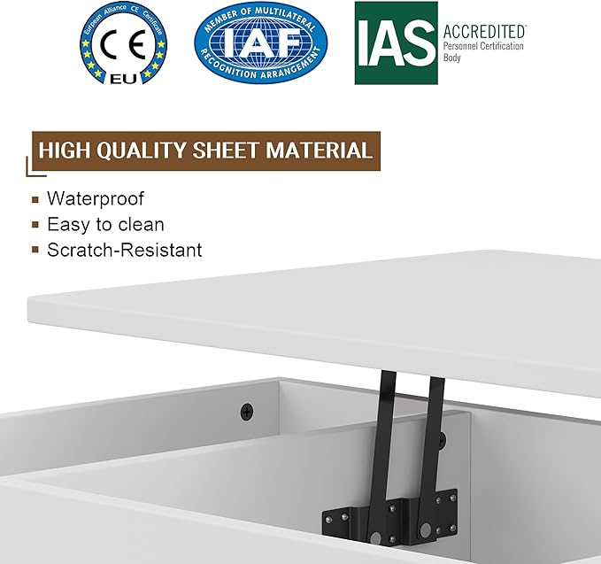 Shintenchi Coffee Table, Lift Top Coffee Table
