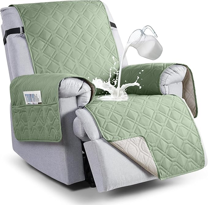VANSOFY 100% Waterproof Recliner Chair Covers, Recliner Cover Non-Slip Dog