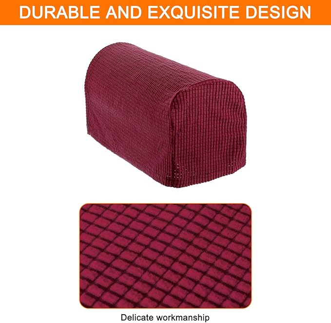 uxcell Stretch Armrest Covers Armchair Anti-Slip