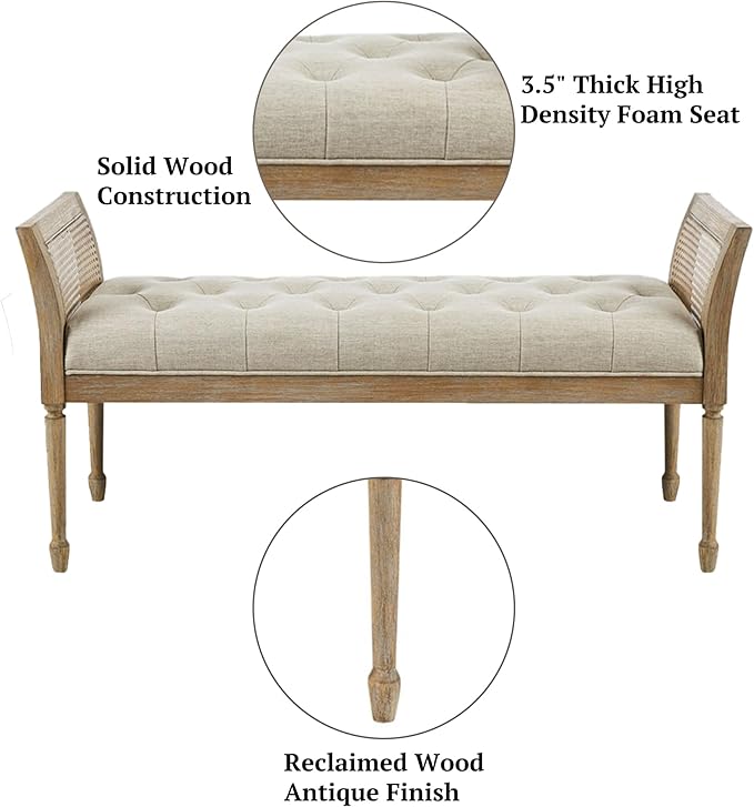 Martha Stewart Isla Entryway Accent Bench