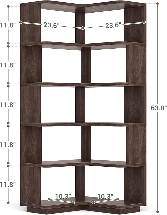 Armocity Corner Book Shelf