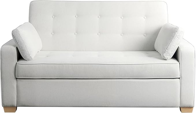 Serta® Ainsley Convertible Loveseat Sleeper Sofa – 3-in-1 Loveseat, Lounger &