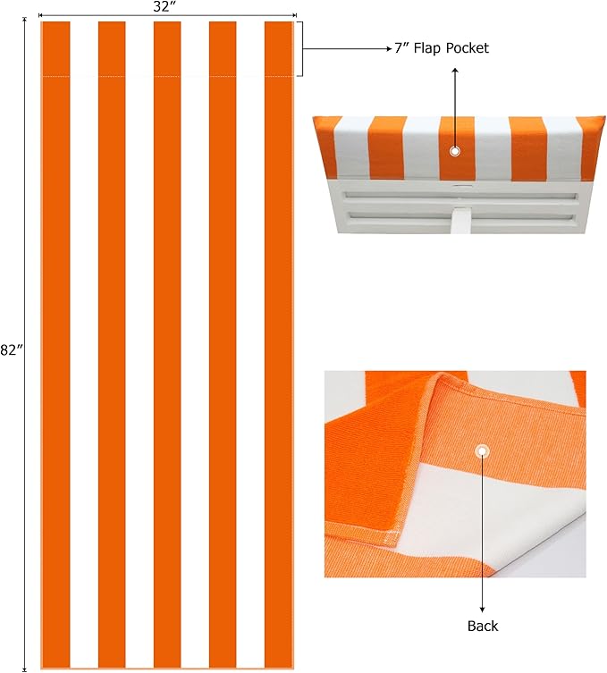 COTTON CRAFT Pool Lounge Chair Cover