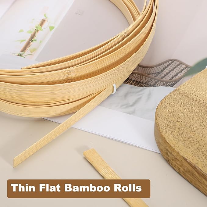MECCANIXITY 7 Rolls Bamboo Strips