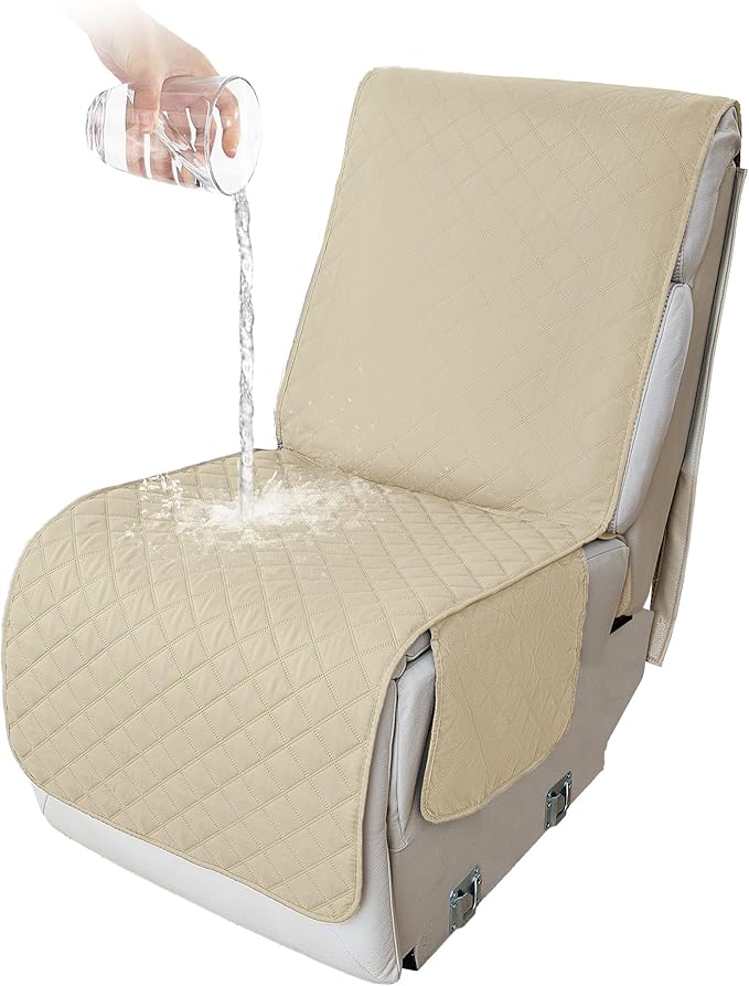 HDCAXKJ 100% Waterproof Reclining Sectional Couch Covers L Shape Recliner Sofa