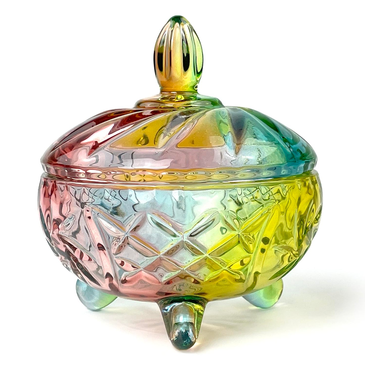 EWEIGEER Halloween Candy Dish Snack Barrel Storage Jar Embossed Luxury Cookie Buffet Canister With Lids Jewelry Box Jar Biscuit Containers