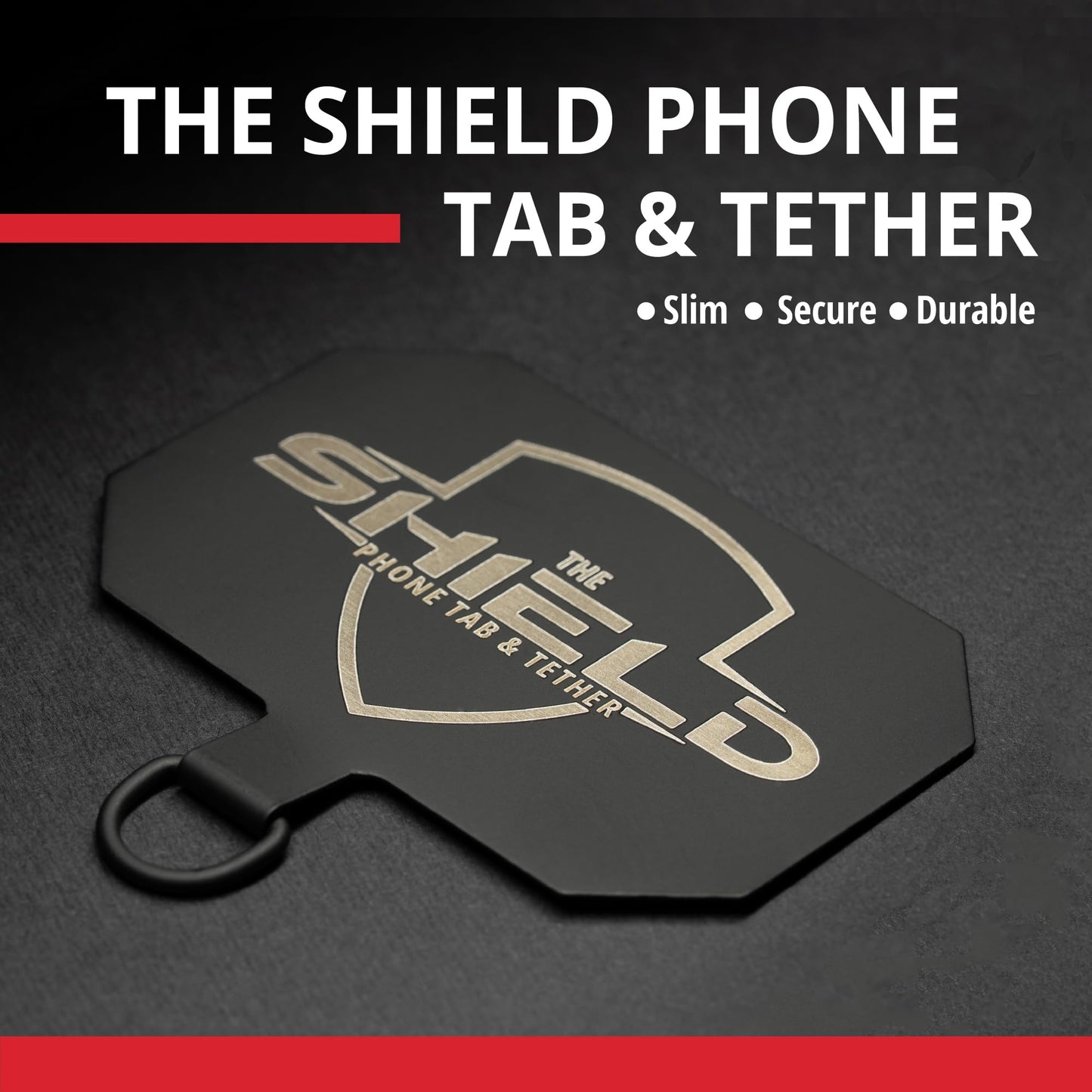 Rogue Fishing The Shield Phone Tab & Tether – Anti Theft Strap with Retractable Phone Tether – Waterproof Leash Lanyard for Kayak, Fishing, and Outdoor Gear Security