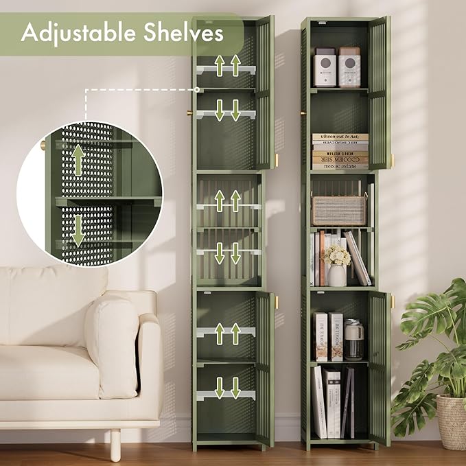 Amazer Tall Bathroom Storage Cabinet 70'', Freestanding Cabinet Storage