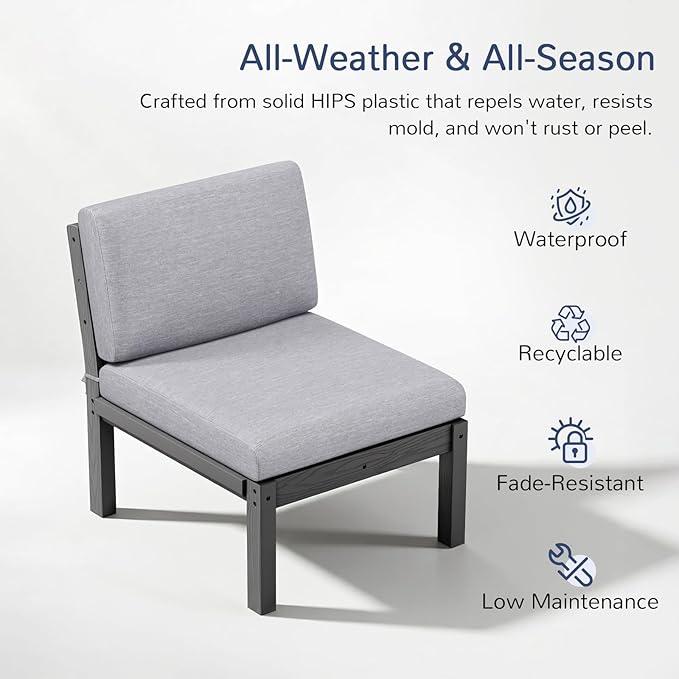 Stoog Modular Armless Chair