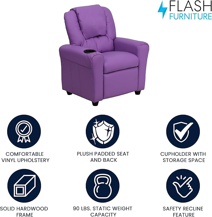 Flash Furniture Vana Vinyl Kids Recliner