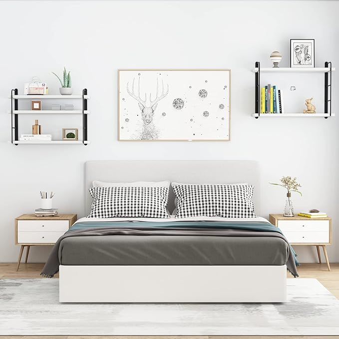MXCSE Wall Shelves, Wall Mounted Bookshelves, DIY Floating Shelves
