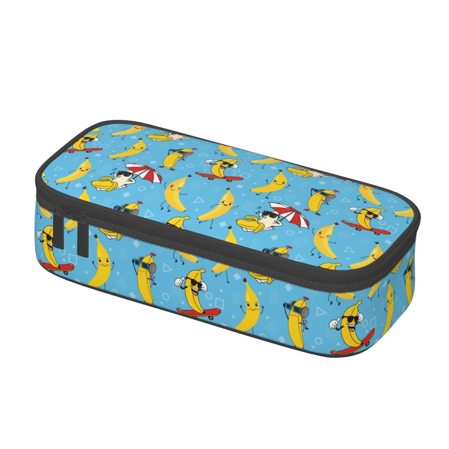 Geoocii Fun Banana Large Capacity Pencil Case Organizer Pencil Pouch Stationery With Zipper School Supplies Pencil Bag For Girls Boys Teens Adult Office
