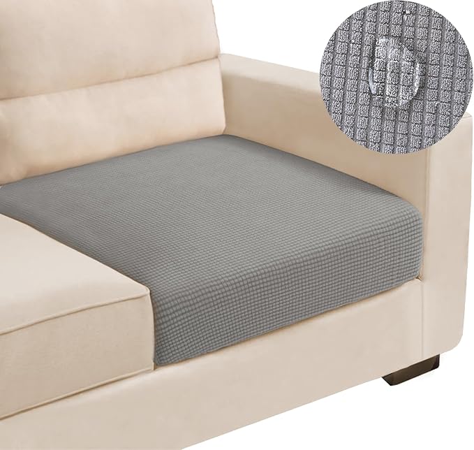 Water Repellent Sofa Cushion Cover, Stretch Sectional Couch Covers Separete