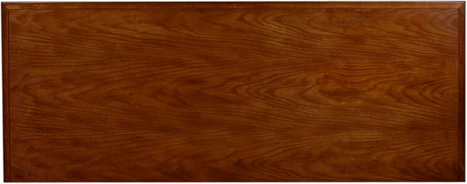 Leick Home 82350 Solid Wood Mission Oak Three Door TV Stand
