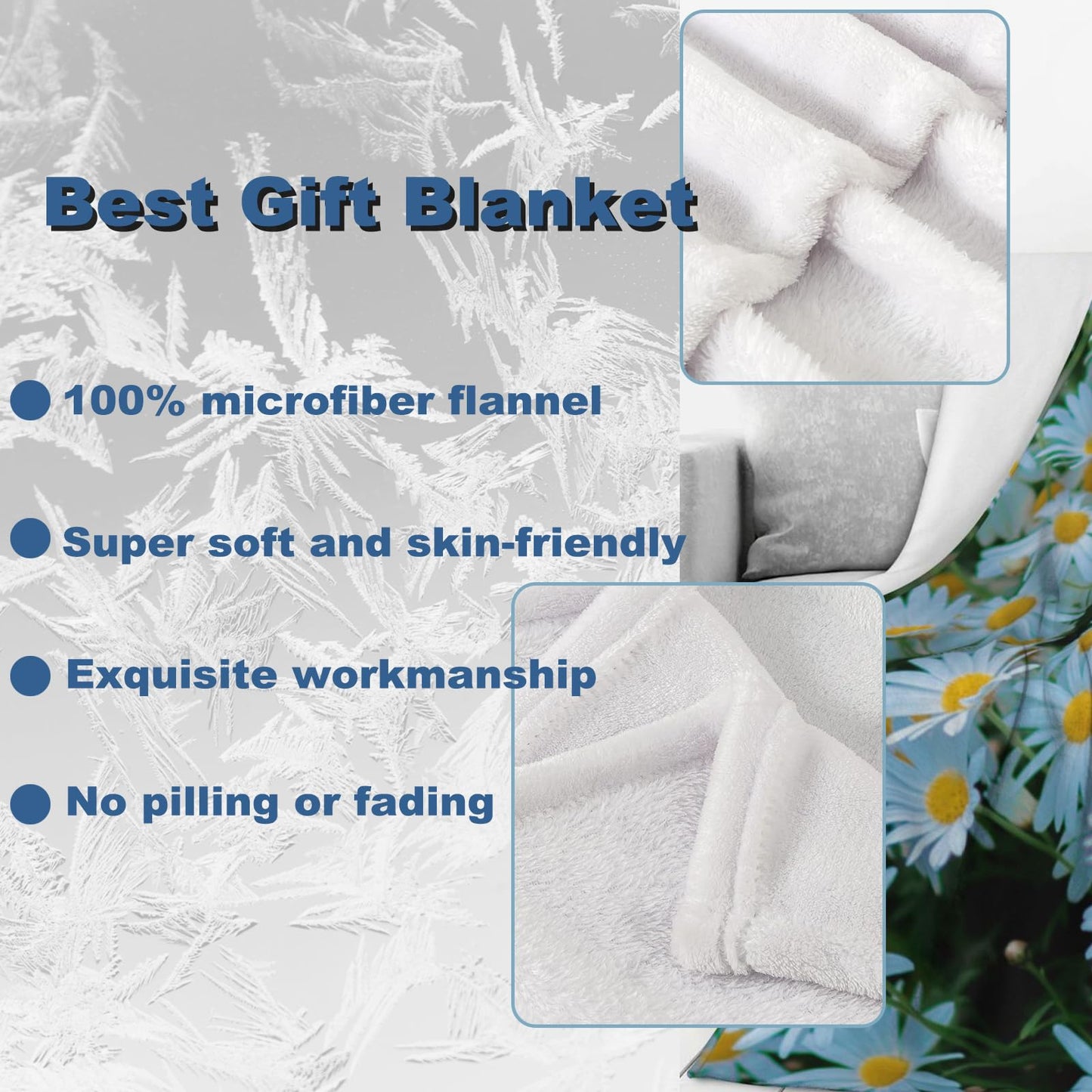 Plistiz Goth Black Cat Elegance Throw Blanket 50x60 Inch, Floral and Gothic Blankets for Unique Home Decor, Flannel Polyester, Black Cat for Cat Lovers Women