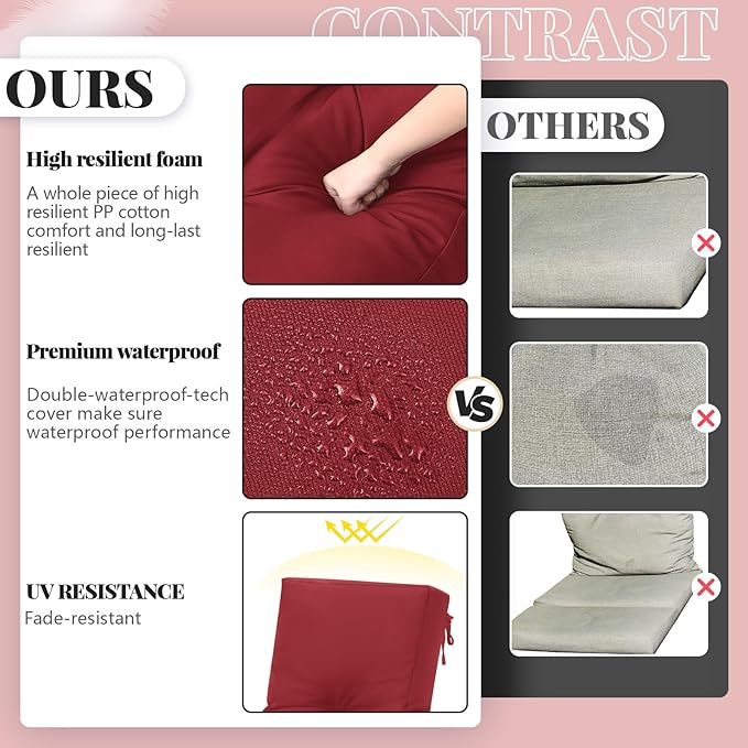 Outdoor Chaise Lounge Cushions
