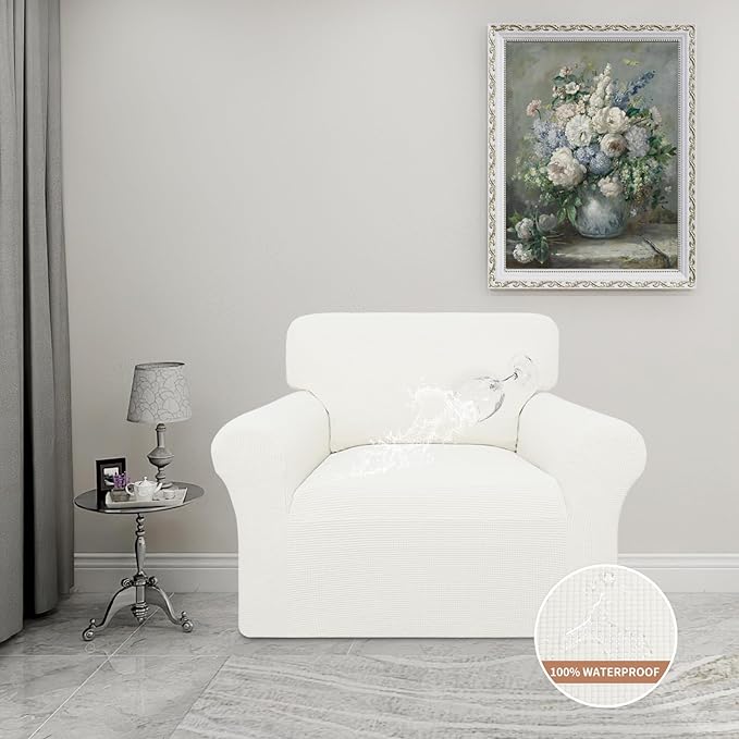 Easy-Going 100% Waterproof Oversized Chair Couch Cover, Dual Waterproof Sofa